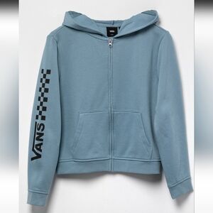 NWT VANS chalkboard zip-up hoodie - Girls S